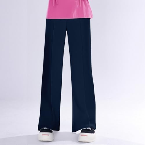 Girls Baggy Sweatpants Kids Straight Wide Leg Casual Pants Oversized Elastic High Waist Athletic Pants with Pockets2