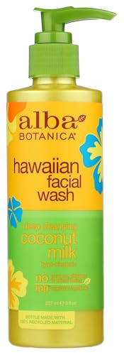 Alba Botanica Hawaiian Nourishing Face Wash, leche de coco, 8 oz