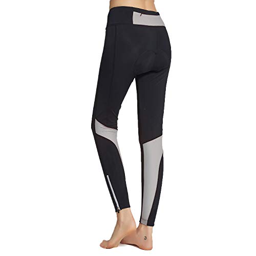 image for BELE ROY Womens Cycling Pants Padded Long Bike Bicycle Tights Capri Pa