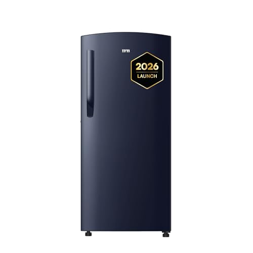 Image of IFB 187L 2 Star Direct-Cool Single Door Refrigerator with 30 Hrs Cooling Retention, Big Vegetable Box, XL Bottle Bin & 4 Year Super Warranty (2026, IFBDC-213BXCSE, Cobalt Blue)