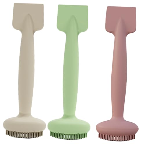 Healeved 3pcs Silicone Facial Cleansing Brush Face Skin Care Tool Exfoliator Brush