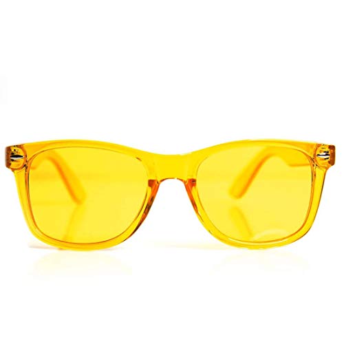 GloFX Yellow Color Therapy Glasses for Light Therapy and Mood Boosting Chromotherapy