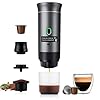 obecilc 3 In 1 Portable Coffee Maker for Travel, 20 Bar Portable Espresso Machine with USB,Travel Coffee Maker Self-Heating, Compatible with Ground Coffee & Capsule for Hiking,Office,RV（Upgrade）