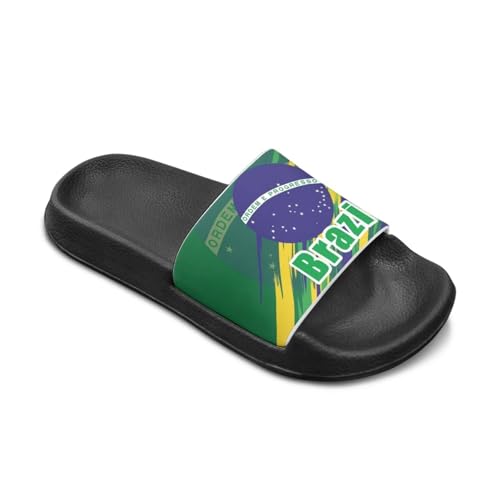 Image of Slides for Boys Girls Quick Drying Kids Slides Sandals Non-Slip