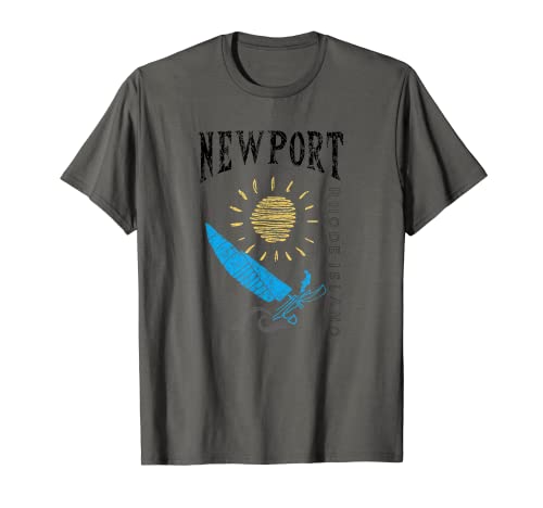 Newport Rhode Island Velero Catamarán RI Souvenir Camiseta