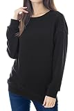 Smallshow Pflege Sweatshirt Langarm T-Shirt Bluse Stillen Pullover Tops Stillshirt Black M