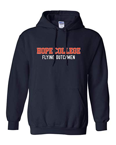 CreateMyTee Hope College Flying Dutchmen Two Color Unisex Hooded Sweatshirt - Hope Flying Dutchmen Apparel