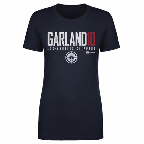 500 LEVEL Darius Garland Los Angeles Clippers Elite Shirt for Women (Navy, Large)