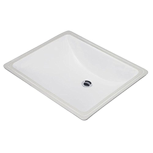 Gerber Plumbing 5015 412 FD SET Logan Square Petite Undercounter Lav, White