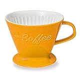EINSATZMÖGLICHKEITEN: Der Porzellanfilter kann sowohl auf einer Tasse, Becher oder Glas, als auch auf einer Kaffeekanne genutzt werden. Geeignet für die Herstellung von Kaffee, Cappuccino, Latte Macchiato, Milchkaffee, Schümli, Wiener Melange u.v.m.
