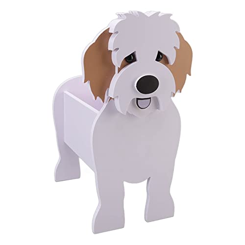 Cute Dog Plant, Pot Flower Decoration Container Shaped Planter Handicraft Pots Holder for Outdoor Indoor