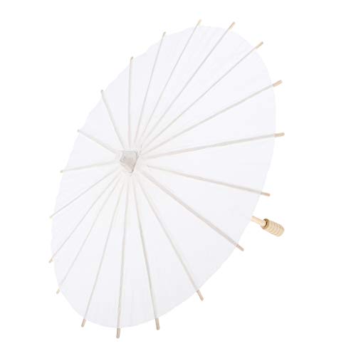 P Prettyia Handgemaakte Blank Papier Paraplu's Papier Cocktail Drink Parasols hinese Japanse Stijl Papier Paraplu… - Image 7