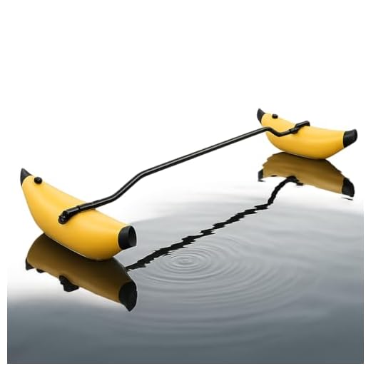 ZAWELIYO PVC Inflatable Kayak Outrigger Portable Kayak Stabilizers Balancing Canoe Outrigger Kitwith Sidekick Arms Rod Balancing Boat Accessory (Yellow)