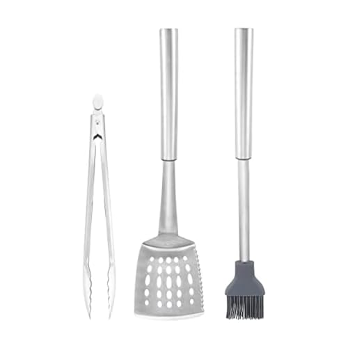 Set de herramientas para parrilla Farberware acero inoxidable 3 piezas miniatura 1