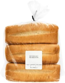 Dallas Distributing White Sub Rolls 6 Count – Soft Hoagie Sandwich Rolls...