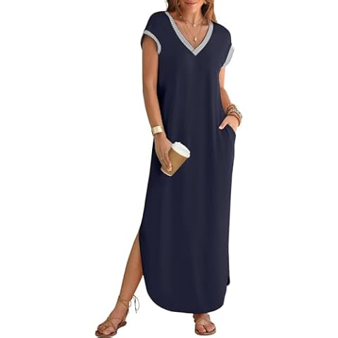 MEROKEETY Women's Maxi Dress Cover