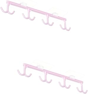 Cabilock 2pcs Heavy Duty Hook Cabinet Hooks Plastic Clothes Hangers Towel Rack Garment Rack Heavy Duty Cabinet Towel Holder Plastic Hooks Display Prop Hooks Heavy-Duty Hooks Door Hook Props