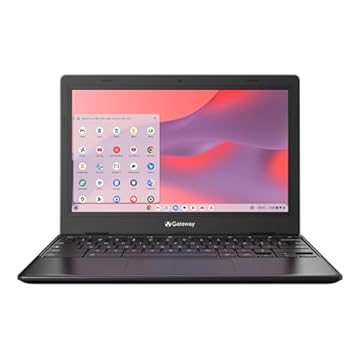 Acer Laptop Gateway Chromebook 311 CBO311-1H-C1MX | Intel Celeron N4500 | Tela HD de 11,6 polegadas (1366 x 768) | 4 GB LPDDR4X | 64 GB eMMC | Wi-Fi 5 802.11ac | Chrome OS | Estrela preta