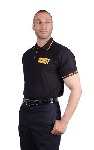 First Class Poly Cotton Tactical Security Polo Shirt with Woven Security Sleeves and Collars3