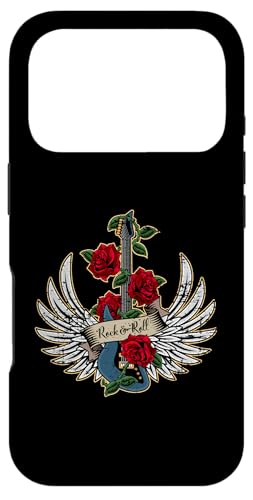 Guitar Wings ���[�Y �A���e�B�[�N�� ���b�N�����[�� �~���[�W�b�N�f�U�C�� �X�}�z�P�[�X iPhone 17 Pro �p