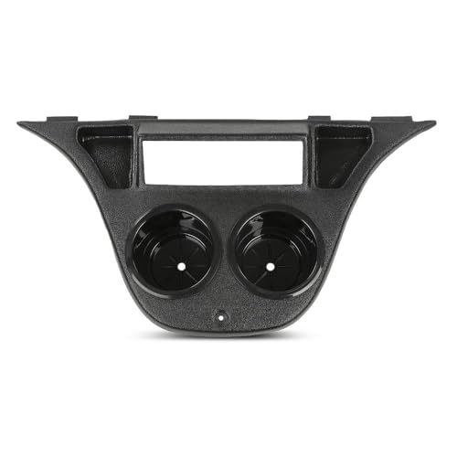 G-PLUS Golf Cart Drive Dash Mounted Radio Adapter w/Cup Holder Compatible with Drive Golf Cart