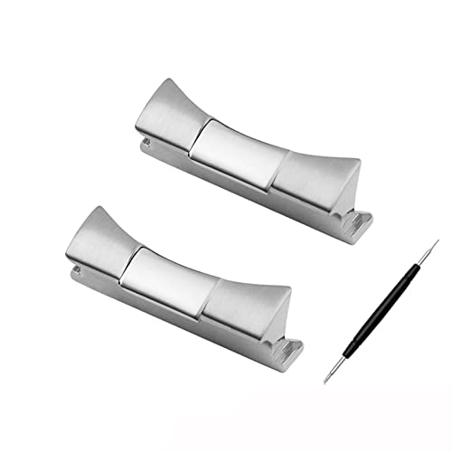 Maillon incurvé 20 mm pour montre sport et bracelet caoutchouc style urbain