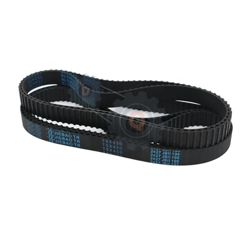 Courroie synchrone T5 215 mm pas 5 mm pour poulie crantée