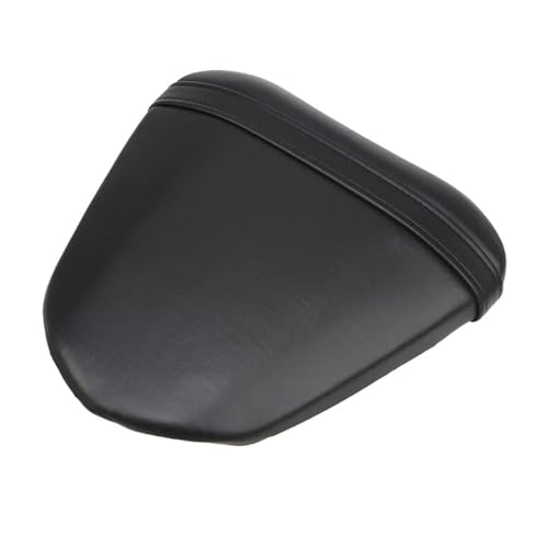 Selle de moto vintage deux places en PU noir avec finition haut de gamme style rétro universel