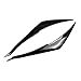 Front Headlight Eyebrow Head Light Eyelid Eyebrow Carbon Fiber Trim Compatible with Honda Fit Freed GB3 GB4 GP3 2008-2016