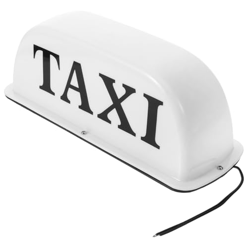 WOONEKY Taxi Roof Light Illuminated Sign Bright LED Indicator Light for Cars Taxi Top Sign and Eye Catching for Driving
