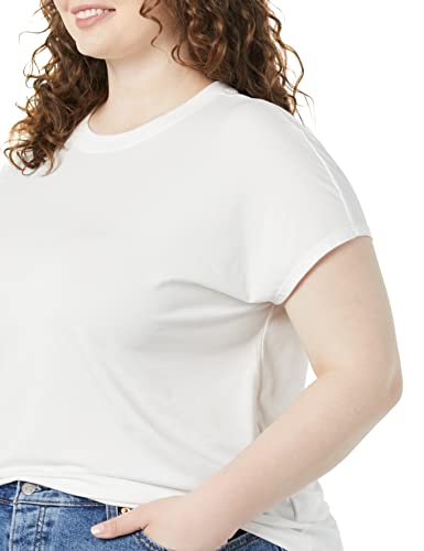 Image of Amazon Aware Women's Cotton Modal Dropped Shoulder Long Line T-Shirt (Available in Plus Size)