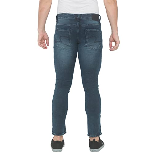 Image of Spykar Men's Skinny Jeans (SKN-01BB-34 Mid Blue 32)