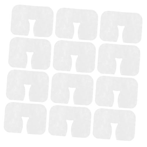 Didiseaon 100Pcs Non Woven Face Hole Covers for Massage Tables Thick Spa Face Rest Covers Soft Massage Table Accessories for Beauty Salon Use
