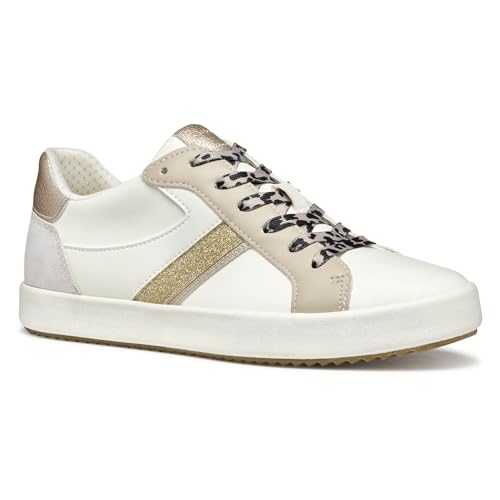 Geox D Blomiee C baskets basses en cuir pour femme