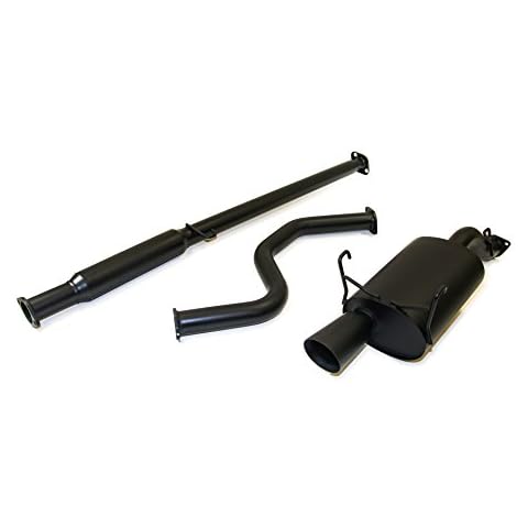 Yonaka Performance Exhaust Compatible/Replacement for Honda Civic 96-00 3DR Hatch CX/DX Only (Black Powder Coat) Cover