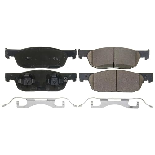 Image of PowerStop Front Brake Pads for Acura MDX 2022-25 - Z17 Ceramic Brake Pads with Installation Hardware, 17-2396