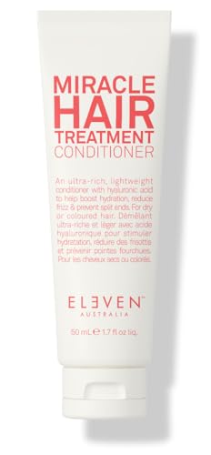 ELEVEN AUSTRALIA Miracle Hair Treatment Conditioner for Women & Men - Moisturizing Conditioner for Dry Damaged Hair, Reduces Frizz & Split Ends, Deep Moisture & Hydration, Sulfate Free