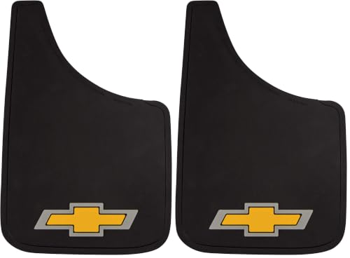 Image of Chevy Gold Bowtie Easy Fit Mud Guard - Set of 2 (Pack of 2)