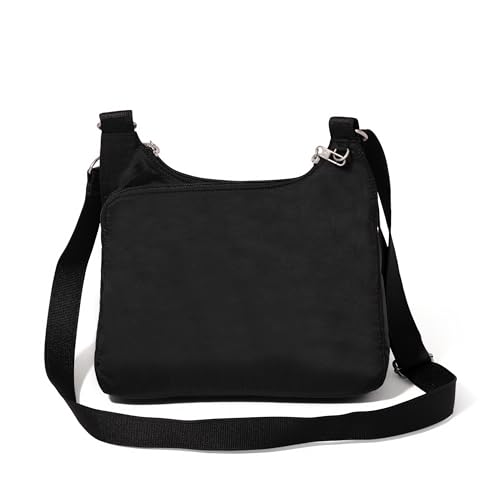 Image of Baggallini Securtex Anti-theft Crossover Crossbody Bag 11 inchw X 8.5 inchh, Rfid, Built-in Wallet, Locking Zippers
