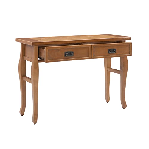 Linon Santa Fe Console Table Antique Finish, Brown 15.98"D X 44.02"W X 30"H #TOP5