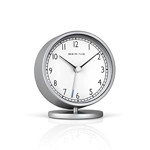 BERING Damen und Herren Alarmclock Quarz Movement – Home Decor Collection mit Kunststoff Glas 90096-XXXR
