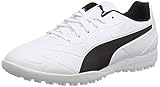  PUMA Herren Monarch TT Fußballschuhe, Puma Weiß-Puma Schwarz, 43 EU