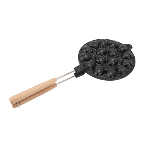 Mamool Mold Cookie Maker, 16 Hole Stick Proof Cookie Press with Aluminum Alloy Design Walnut Cookie Moulding Maker for Baking Bakery Supplies (Type 1)