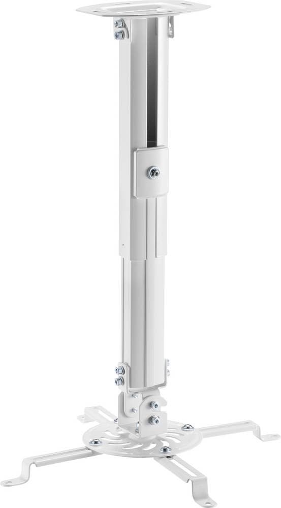 Reflecta Prometheus Support de plafond pour vidéoprojecteur, rotatif, inclinable, distance sol/plafond (max.) : 580 mm, blanc