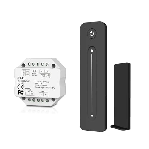 Variateur LED 220 V S1-B : éliminez les flashs avec la télécommande tactile