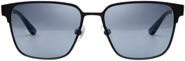 Premium Titanium Square Sunglasses with UV Protected, Black Titanium Frame, Blue Gradient Lens, Unisex Lightweight Fashion Eyewear for Driving, Travel & Outdoor