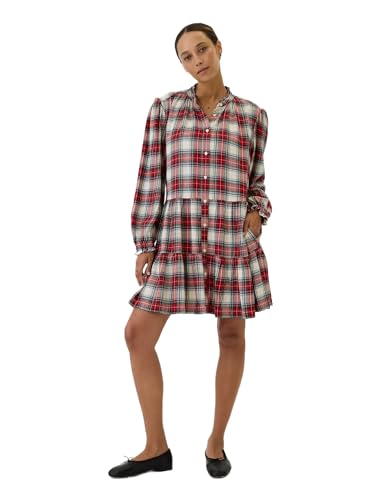 GAP Womens Long Sleeve Flannel Dress Black White Plaid M at Amazon Women's Clothing store GAP Womens Long Sleeve Flannel Dress Black White Plaid M at Amazon Women's Clothing store