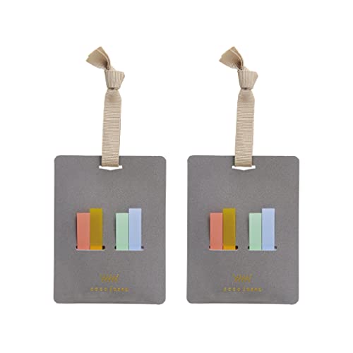 カンミ堂 ふせん しおり ココフセンページ 2個セット グレー S CFP-3002AZ