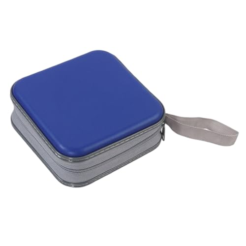 xbiez Case 48 Capacity Case Holder Storage Hard Wallets Holder Organizers for Car Home, Blue, Bag Organiser