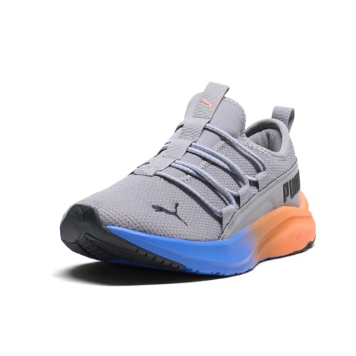 PUMA Kids Boys Softride One4all Fade Lace Up Sneakers Shoes Casual - Grey - Size 4.5 M2